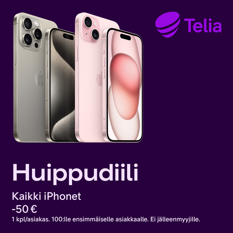 Kaikki Apple iPhonet. Rajoitettu erä.