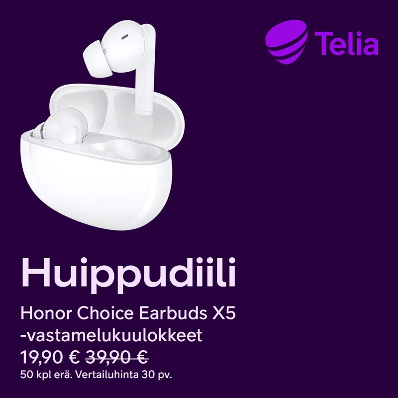 HonorChoice Earbuds X5 -vastamelukuulokkeet. Rajoittu erä.
