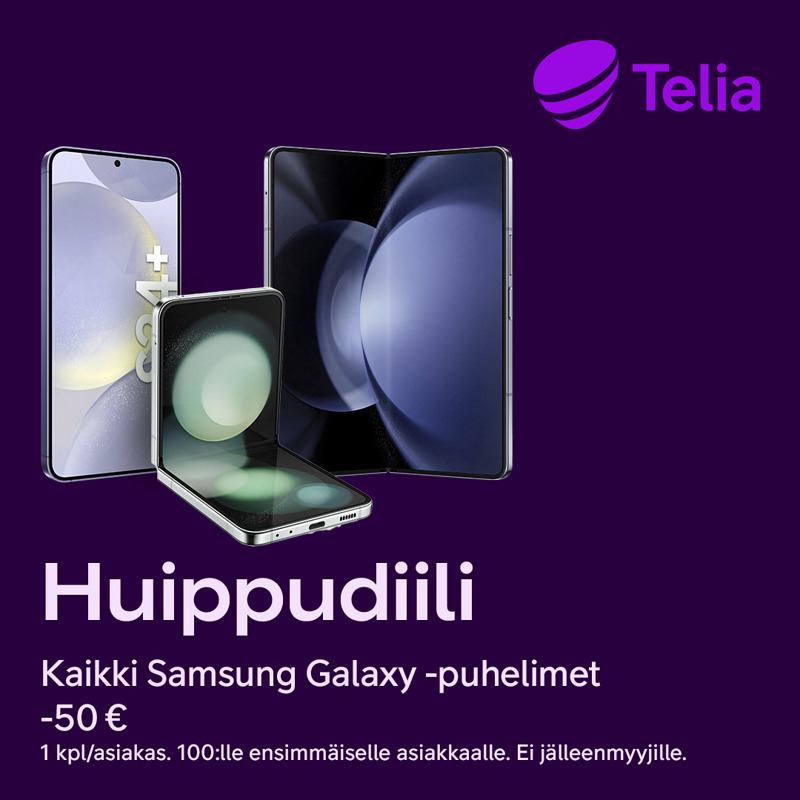 Kaikki Samsung Galaxy -puhelimet. Rajoitettu erä.