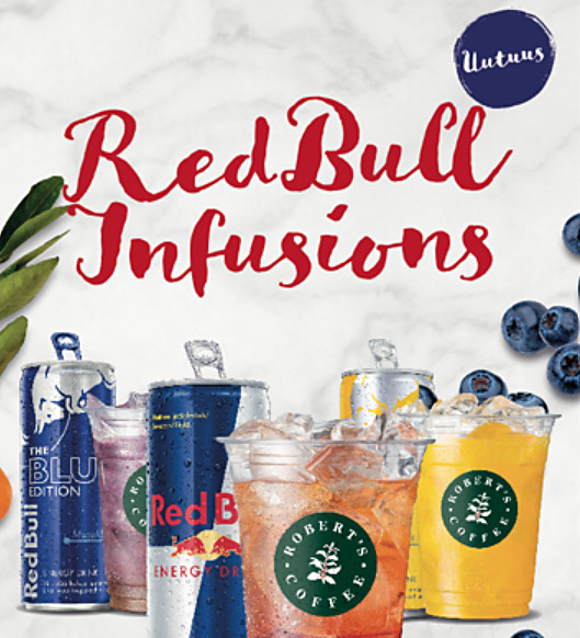 Red Bull Infuzion
vadelma. vanilla tai mango