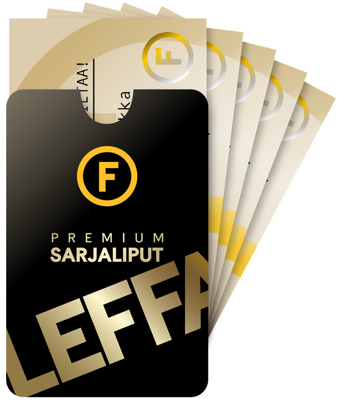 Finnkino premium -sarjaliput 5 kpl. Voimassa 4 kk ostohetkestä.