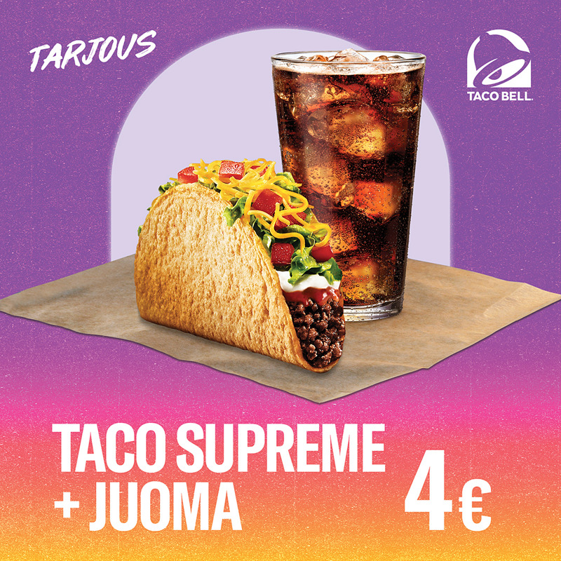 Taco Supreme + juoma