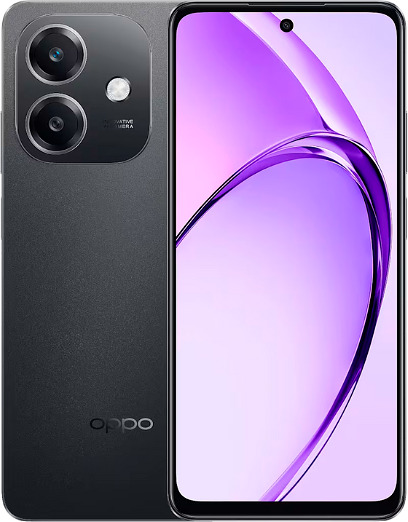 Oppo A40 älypuhelin huokeaan etuhintaan. 6,67 tuuman 90 Hz LCD-näyttö 1000 nitin kirkkaudella. 50 MP pääkamera ja jopa 128 Gt tallennustila. Saatavilla väreissä musta ja liila.