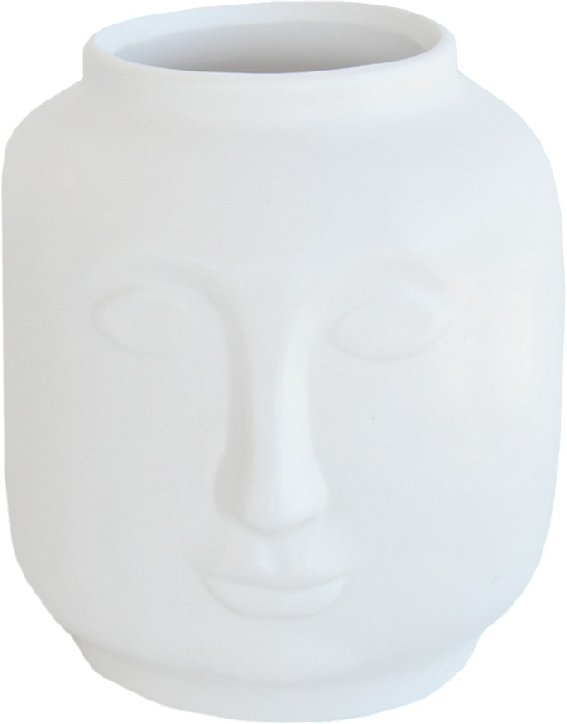 Valkoinen, 14,5x13x15 cm.