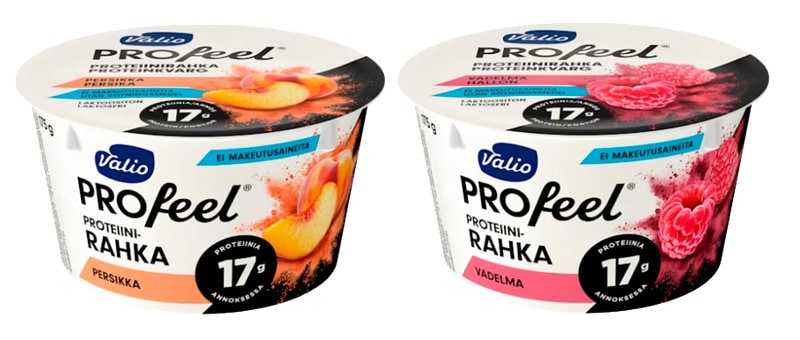 Laktoosittomat proteiinirahkat 175 g.
