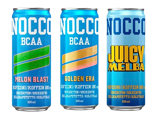 Rajoitettu erä Golden Era, Juicy Melba ja Melon Blast. sis. pantti 0,15 €.