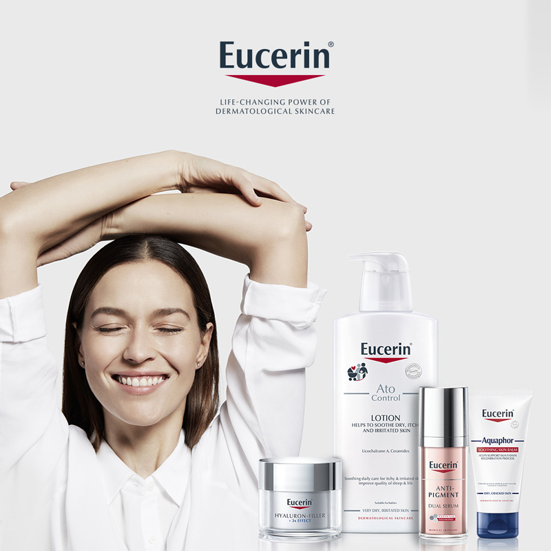 Eucerin-asiantuntija paikalla ja kertoo parhaat neuvot ihonhoitorutiiniisi sekä sinua askarruttaviin iho-ongelmiin. 

Kampanjan ajan Eucerin-tuotteet -20 %.