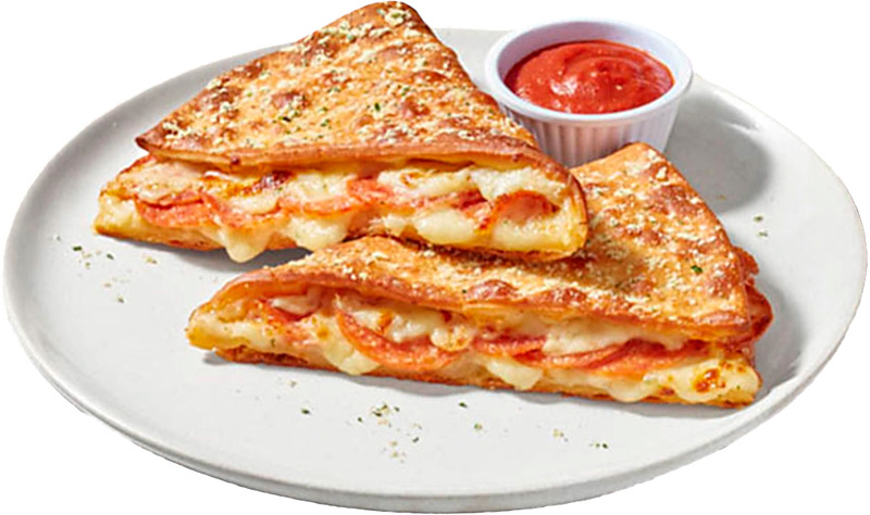 Vaihtoehtoina Pepperoni, Meat Feast tai Spicy Chicken Ranch.