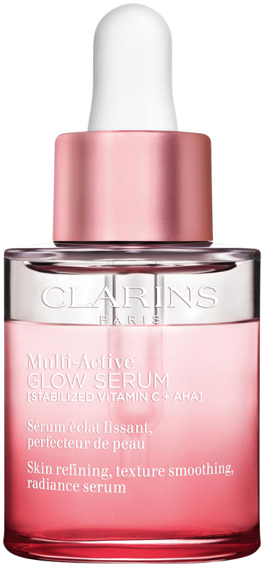 Esim. Clarins Multi Active Glow -seerumi 30 ml 55,20 (norm. 69,-).