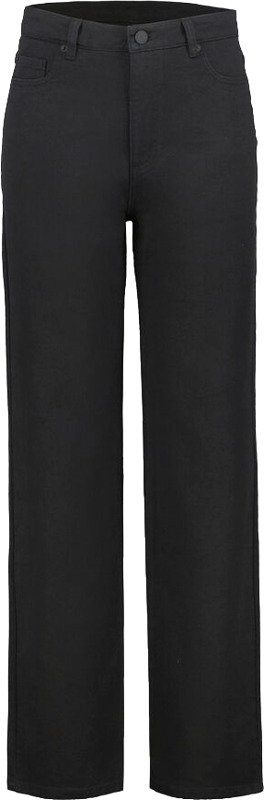 Korkea vyötärö, bootcut-malli.