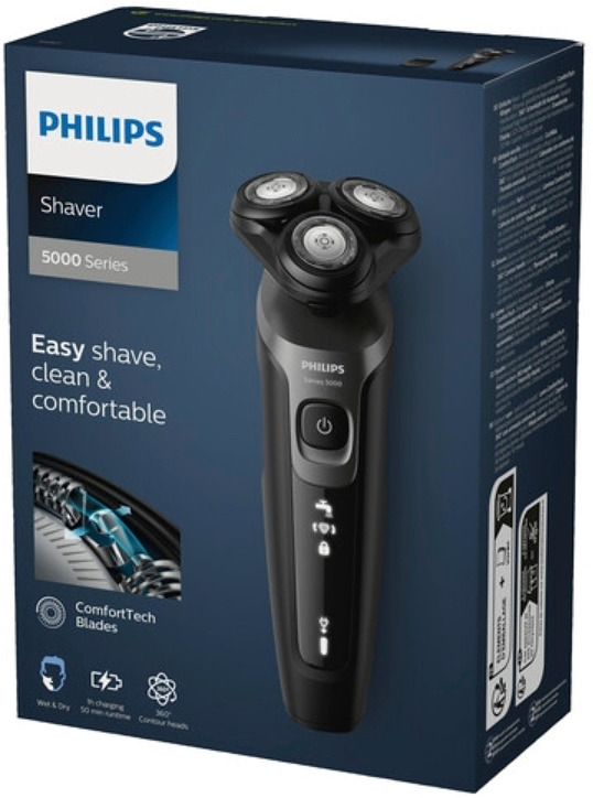 Aja parta, trimmaa viikset ja pulisongit johdottomalla partakoneella. Kevyt parranajokone, jossa on miellyttävä kuminen otepinta ja jopa 45 minuutin akunkesto.