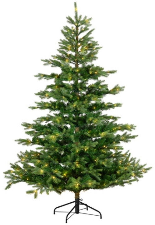 Muodon, värisävyjen ja kauniiden neulasten ansiosta tämä Granholmen-joulukuusi muistuttaa aitoa metsästä haettua kuusta. Säihkyviä mikro-LED-lamppuja 500 kpl, neljä eri valaisutehoa.