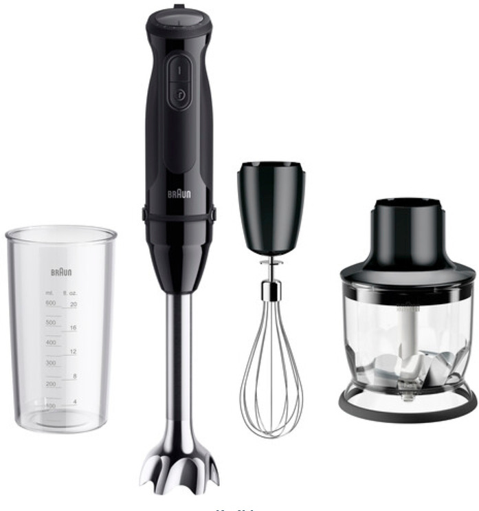 Tehokas sauvasekoitin joustavaan ruoanlaittoon. Kun käytössä on voimakas 1000 W:n moottori ja 21 nopeusasetusta, voit sekoittaa helposti kaikki hienoista keitoista ilmaviin jälkiruokiin.