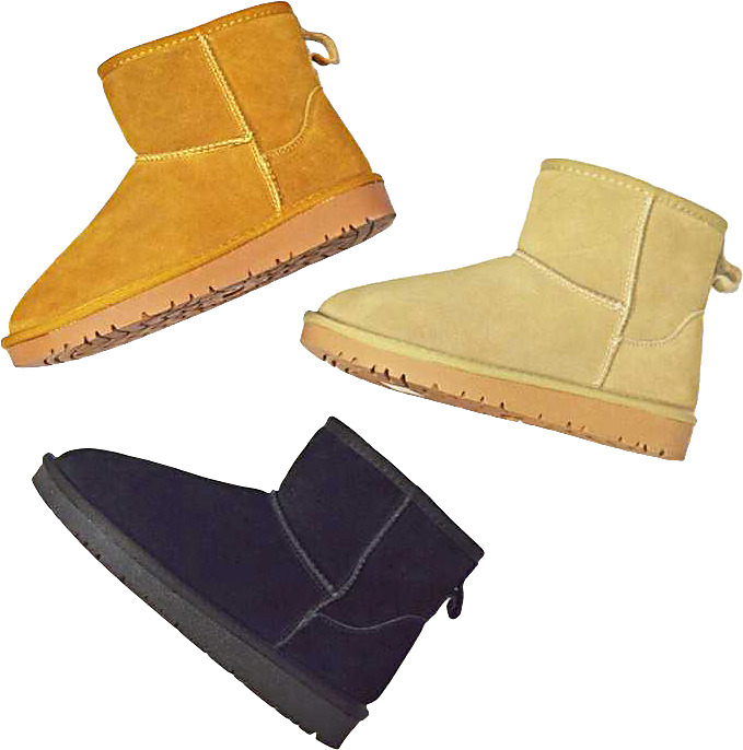 Lämpimät nilkkurit mokkanahkaa, 3 eri väriä.