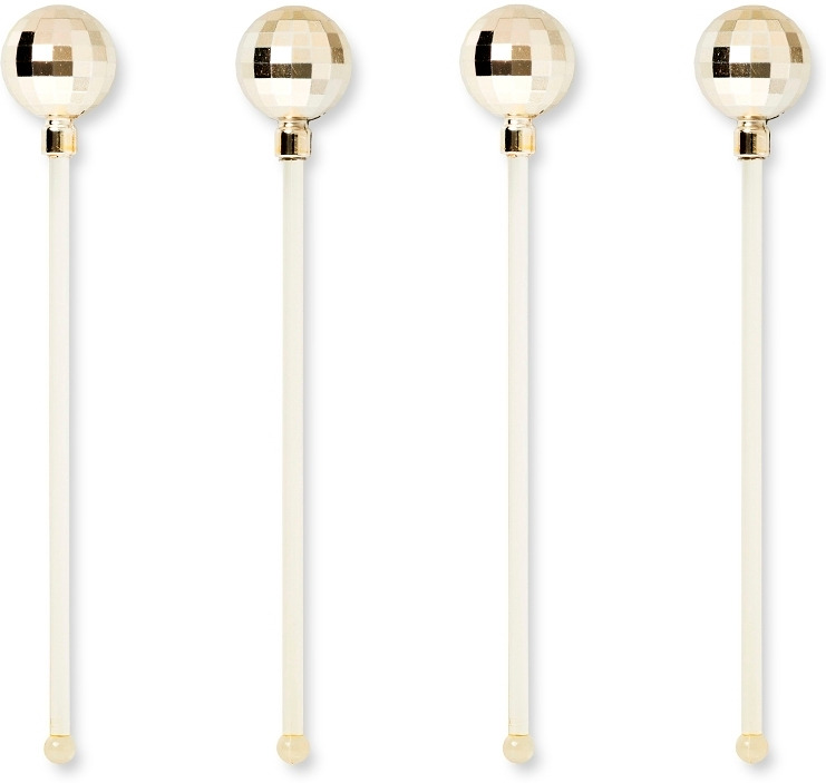 Juhlavat drinkkitikut uuteen vuoteen, 4 kpl.