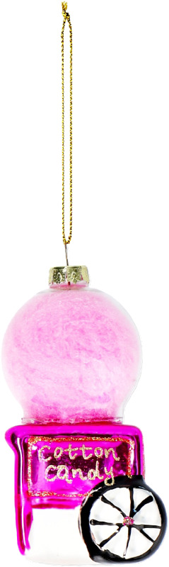 Lasiset kuusenkoristeet, useita erilaisia.