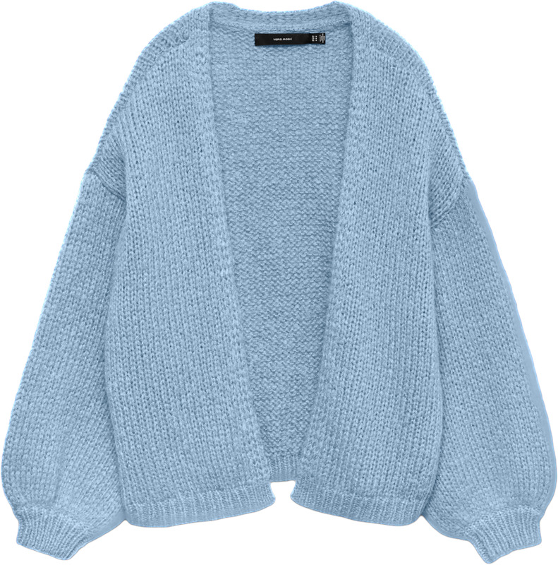 Ihana neuletakki vaikka pukinkonttiin. Tyylikäs avonainen malli ja kivat värit.