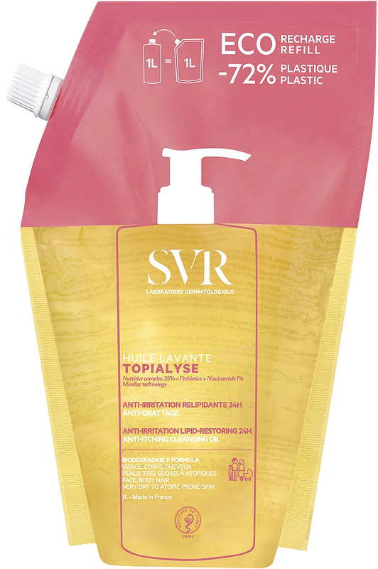 Hellävarainen puhdistusöljy kuivalle, herkälle iholle. Koko perheelle, myös vastasyntyneille. Tällä voit korvata suihkugeelin, kylpyvaahdon, shampoon, kasvo- ja käsisaippuat.  