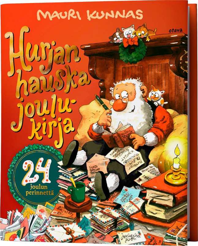 24 jouluperinnettä Mauri Kunnaksen hurjan hauskaan tyyliin.