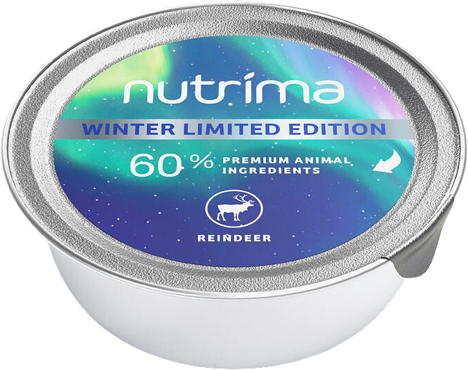 Talven juhliin toivottu ja huippumaistuva koiran poroateria. Sesonkierä.