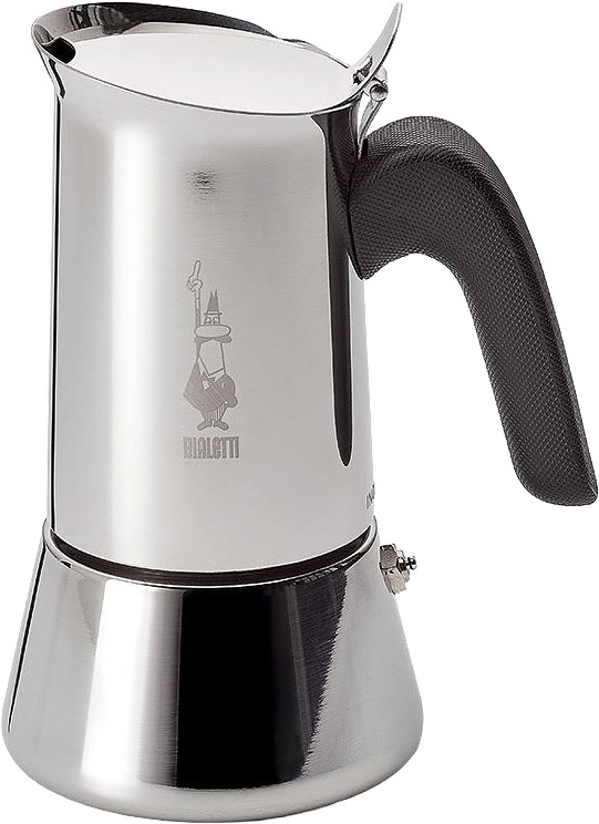 Venus on  teräksinen mokkapannu, joka soveltuu käytettäväksi kaikilla liesillä, myös induktiolla.