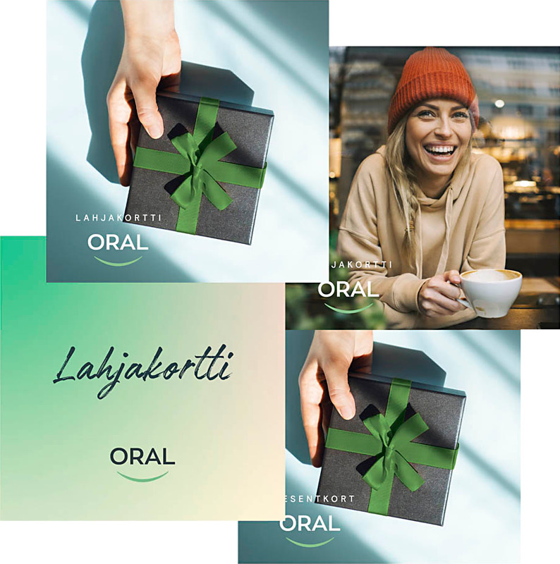 Anna lahjaksi huolenpitoa hampaille. 