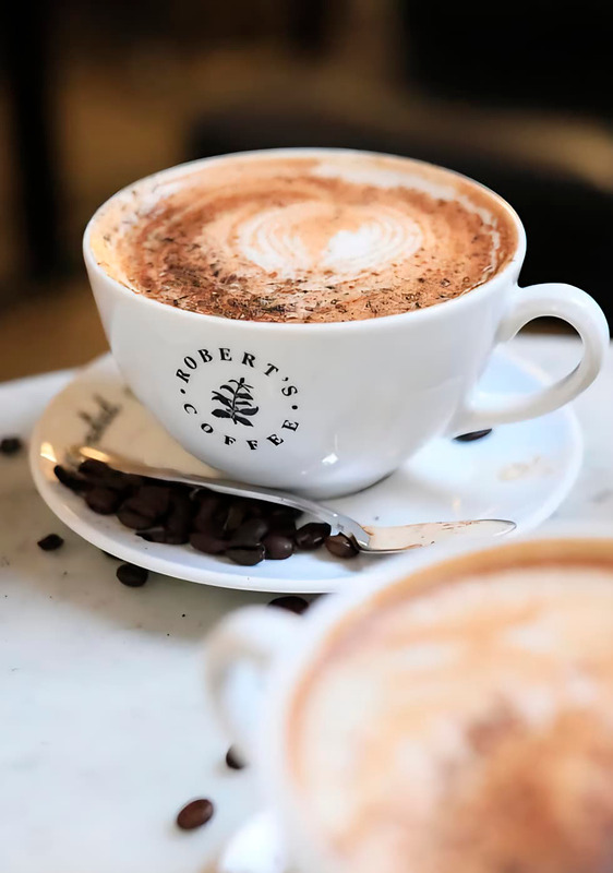 Valinnainen juoma kahvimenusta.