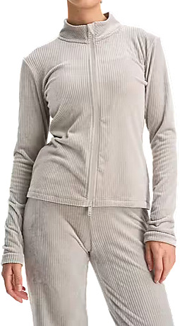 Soc W Holiday Velvet -setti. Naisten koot S–XL. Myötäilevä istuvuus. Ribattu veluurikangas, jossa pehmeä tuntu. Musta, purple wind ja greybeige.