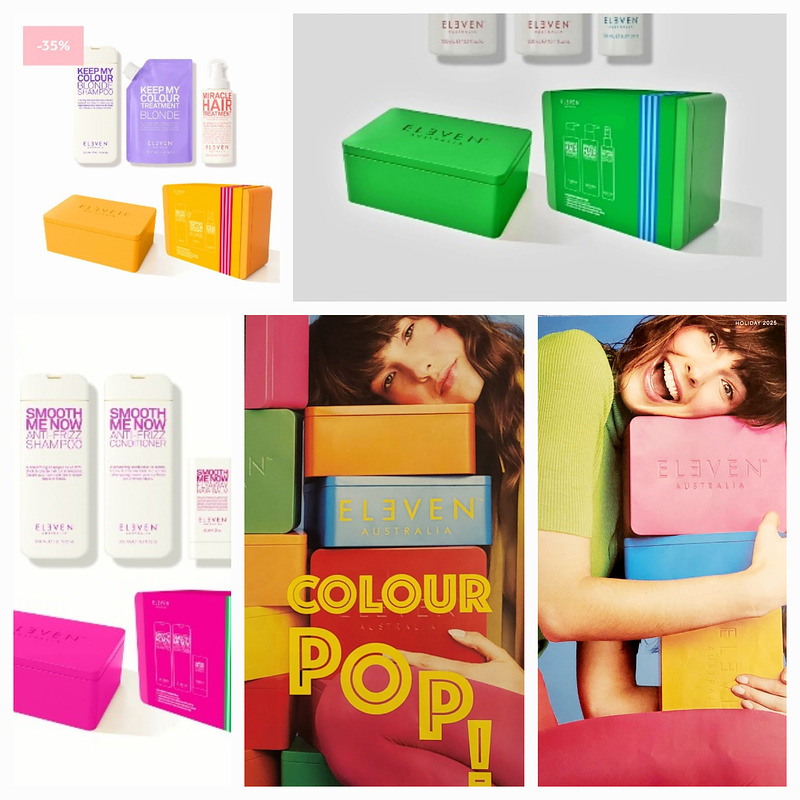 Lahjatriot ovat täällä. Värikkäät boxit suosikkituotteilla.