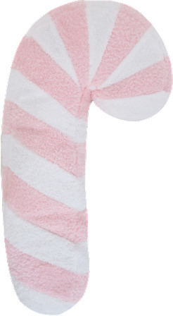 Koristetyyny Miny Candy Cane, vaaleanpunainen/valkoinen.