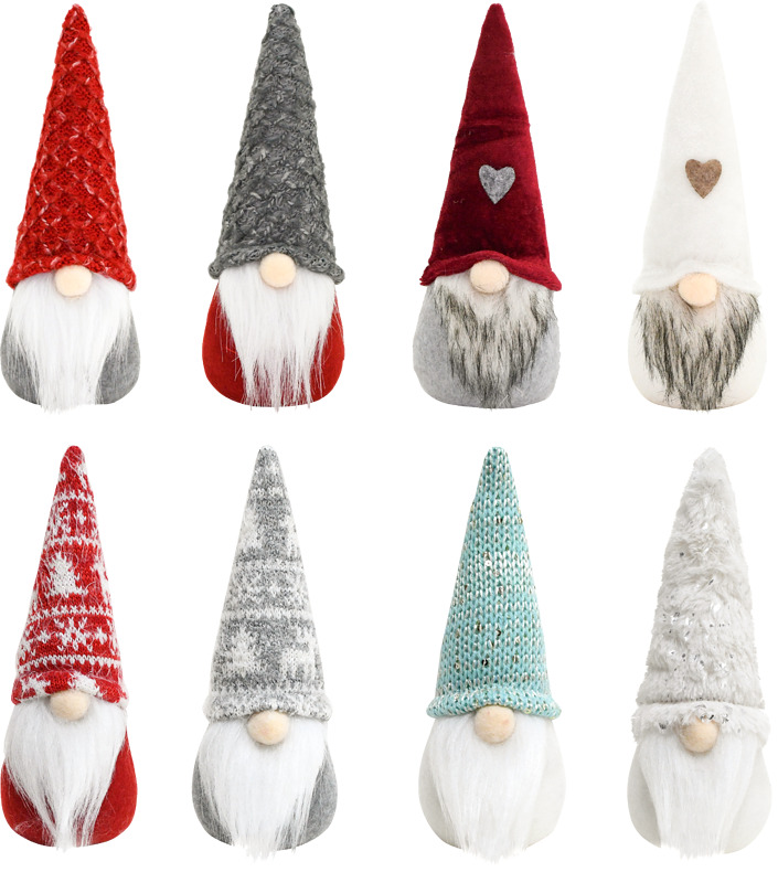 Koristetonttu 18 cm vili, lajitelma.