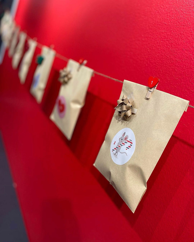 Joulukuussa jouluaattoon asti yksi päivän vierailevista lemmikeistä saa avata päivän joulukalenteripussin. Onnekkaan siimahännän, silkkitassun, karvakuonon tai nakertajan valitsemme sattumanvaraisesti päivän aikana.