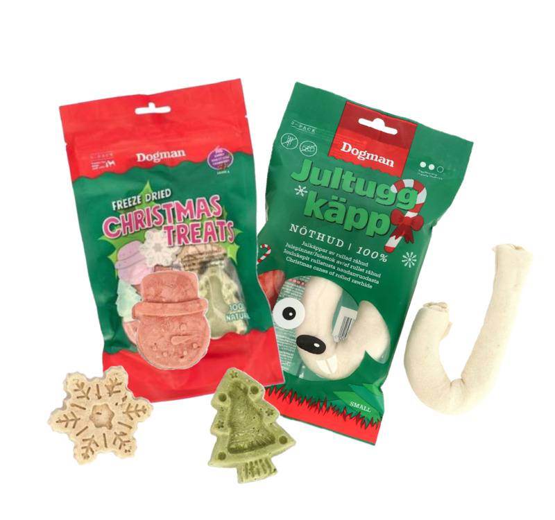 Maistuvat jouluherkut kissoille ja koirille.