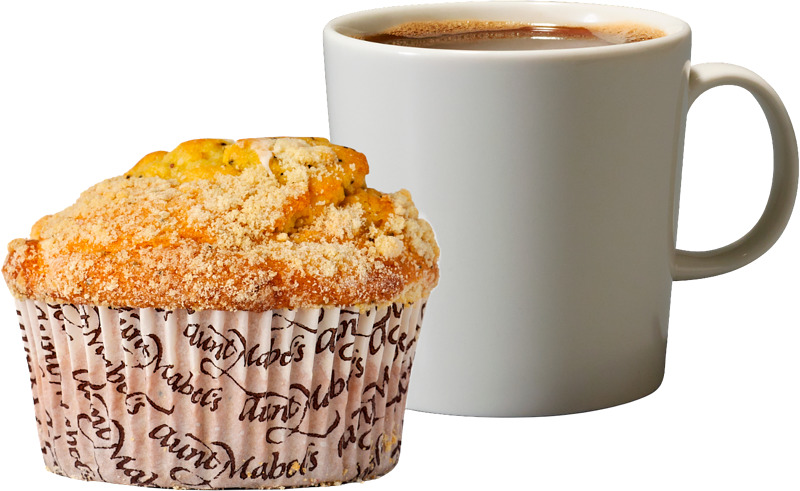 Kahvihetkeen tasarahalla.