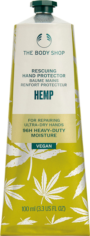 The Body Shopin kestosuosikki löytyy myös pop up -pisteen valikoimasta. Tehokosteuttaja kuiville käsille, loistava lahjaidea!