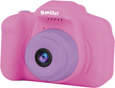 Liila tai sininen. Ladattava kamera lapsen kuvausharrastykseen. Muistikortti ei sisälly. Klubihinta.