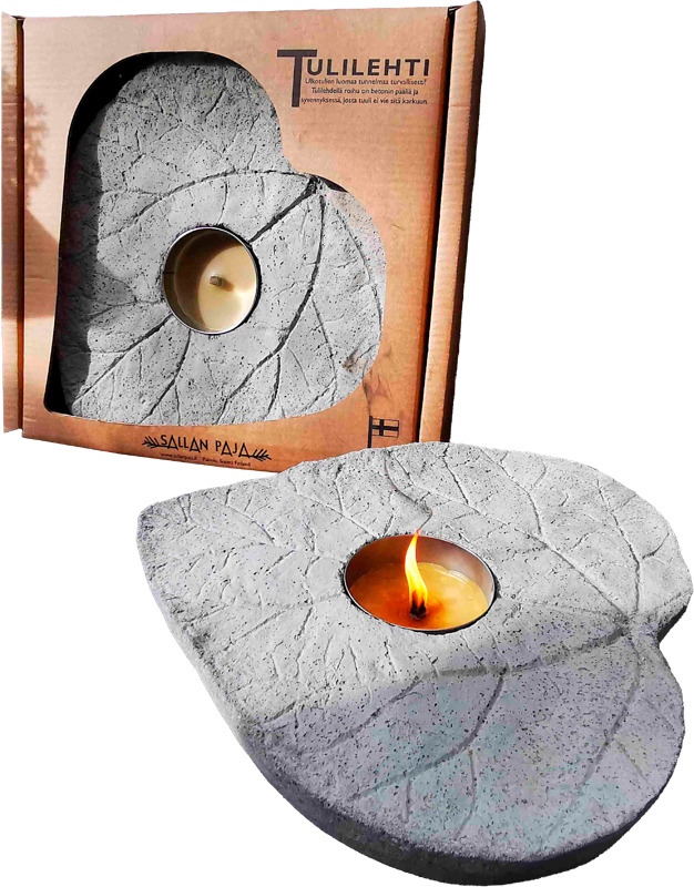 Kotimaista käsityötä. Sallan Pajan käsin tehdyt tulilehdet. Eri värejä. Alennus normaalihinnasta.
