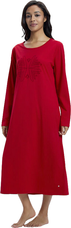 Pitkä yöpaita, naisten koot. Punainen ja sininen.