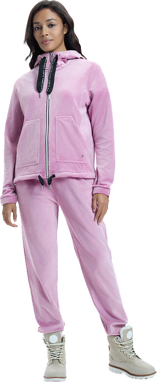 Pehmeät ja joustavat veluurihousut, naisten koot. Vaaleanpunainen ja tummansininen.