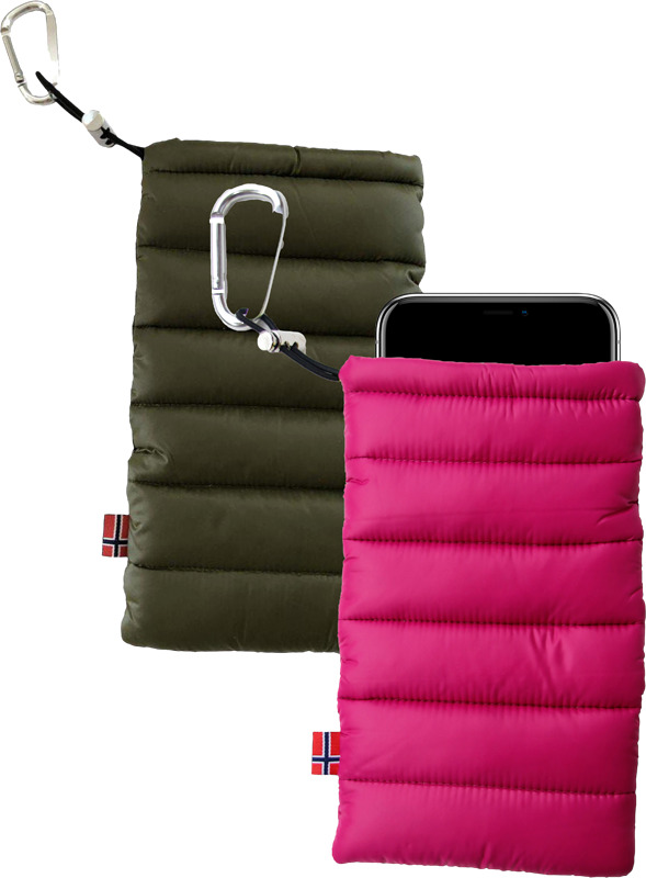 Thermo Bag For Mobile. Suojapussi pitää puhelimesi lämpimänä kylmän kelin aktiviteeteissa.
