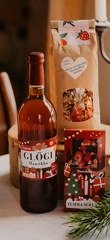 Kotimaiset pientuottajan herkut valmiissa paketeissa.