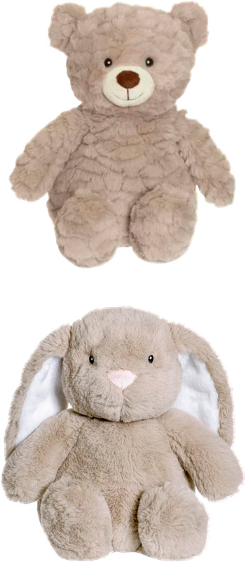 Teddy Kompaniet lämmitettävä nalle tuo pehmeää, turvallista lämpöä ja lohtua lapsille ja aikuisille.