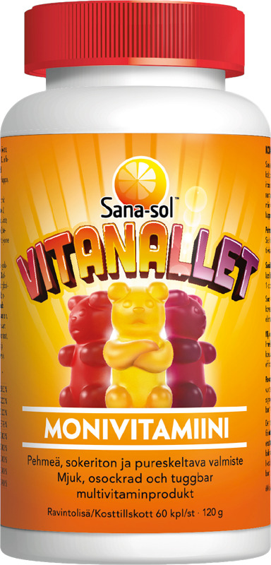 Hyvänmakuinen ja sokeriton päivittäinen monivitamiinilisä.