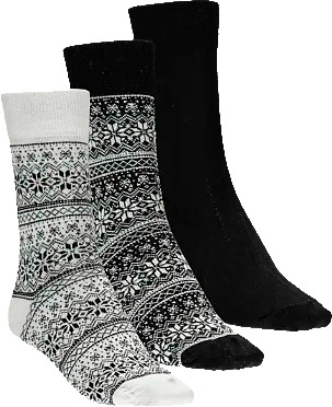 Tekniset sukat. Koot 36–47. Korkeavartinen malli, normaali istuvuus. Villasekoite.