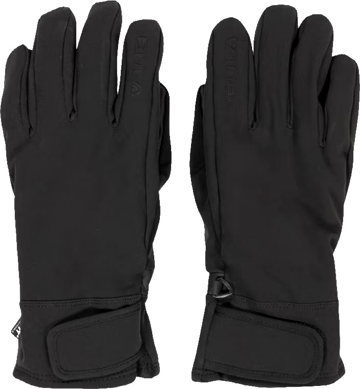 Kevyesti topatut softshellkäsineet. Vahvistettu kämmenosa lisää pitoa. Vesipilariarvo: 10 000 mm.