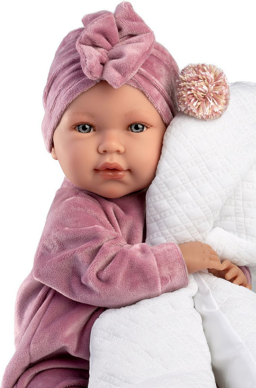 Ihana 42 cm pitkä, pehmeävartaloinen vauvanukke. Ikäsuositus +3.