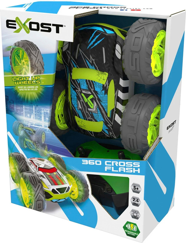 Exost 360 Cross Flash -auto valolla. Ikäsuositus 5+.
