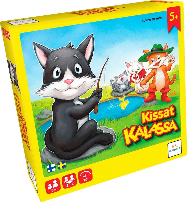 Mainio lastenlautapeli eskari- ja alakouluikäisille. Pelissä pitää hiukan laskea ja luottaa hyvään noppatuuriin saaliin suhteen.